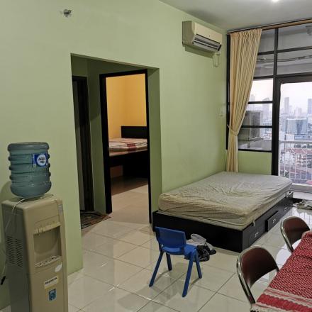 Disewakan unit A2714 Apartemen Salemba Residence, Luas 48 m2